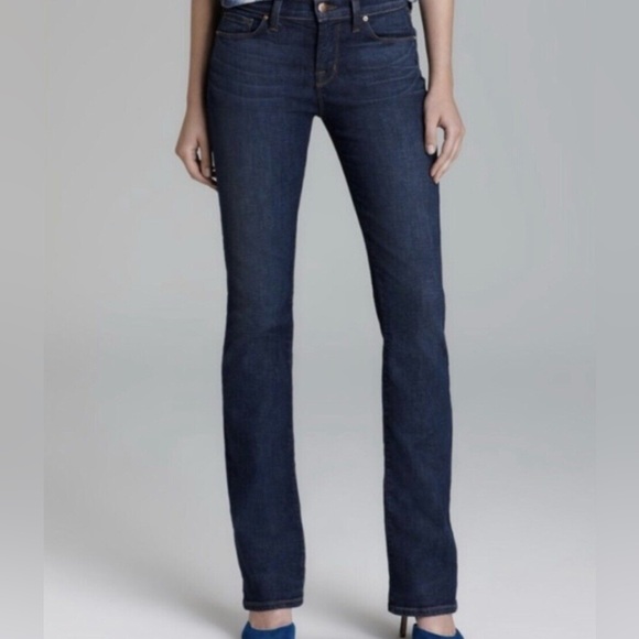 J Brand Brooke waltz bootcut dark wash jeans size 27 stretch casual - Picture 1 of 7
